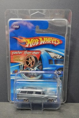 Hot Wheels 2006 Redlines Silver 8 Crate Ford Wagon #98~ SLEEVED 