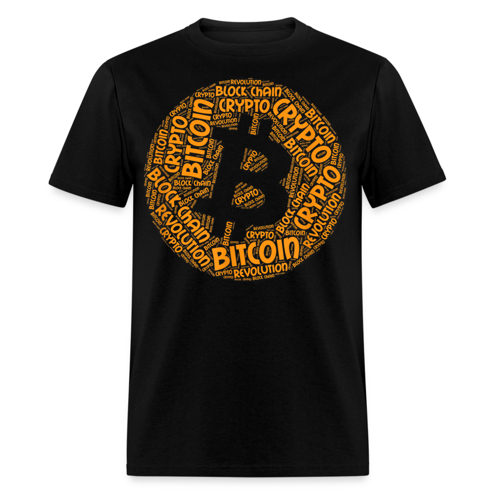 Bitcoin Crypto Revolution shirt Cryptocurrency BTC Block Chain TShirt Size  S-6XL