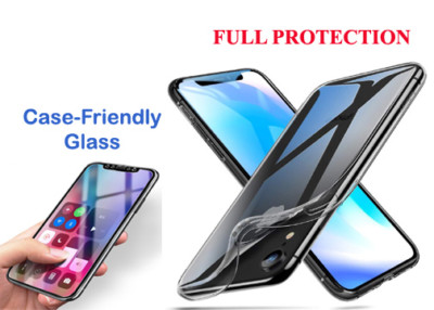 Transparente TPU-Rückseite Klar Gel Hülle und Metallkantenschutz für Apple iPhone