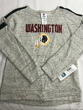 NFL Washington Redskins Girl's Logo Sweater - NWT - XS/M/L - Gray - C379