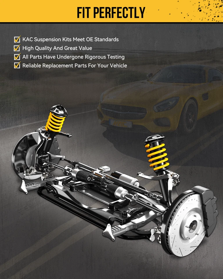 6x Front Upper Control Arms & Ball Joints Sway Bar End For 2001-2008 Mazda B2300 - Image 3 of 4