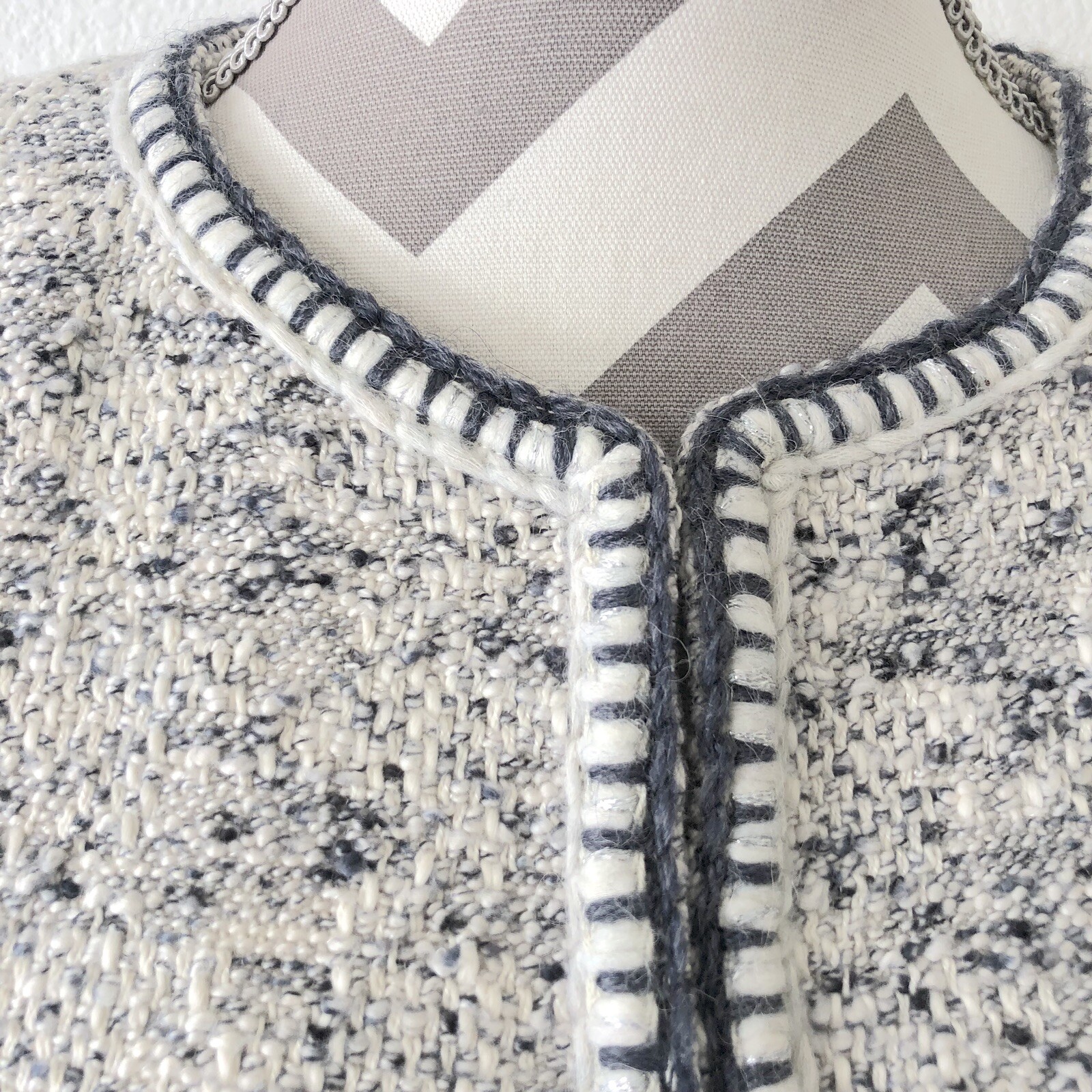 Long sleeve speckled tweed jacket | eBay