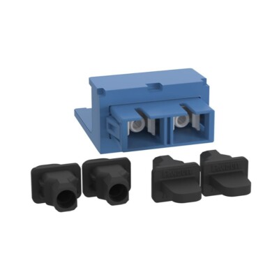 Panduit CMDBUSCZBU Singlemode SC Duplex Fiber Optic Adapter Blue Module