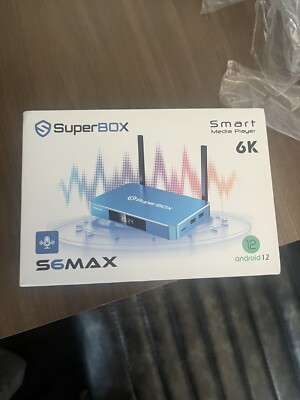 Superbox S6 max Android Smart TV Box 6k Ultra HD Built-in Voice Control System