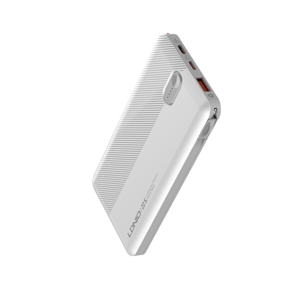 10000mAh USB-C Power Bank with Fast Charging & Cables