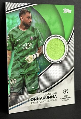 2023-24 Topps UEFA CC PSG Gianluigi Donnarumma Match Worn Relic