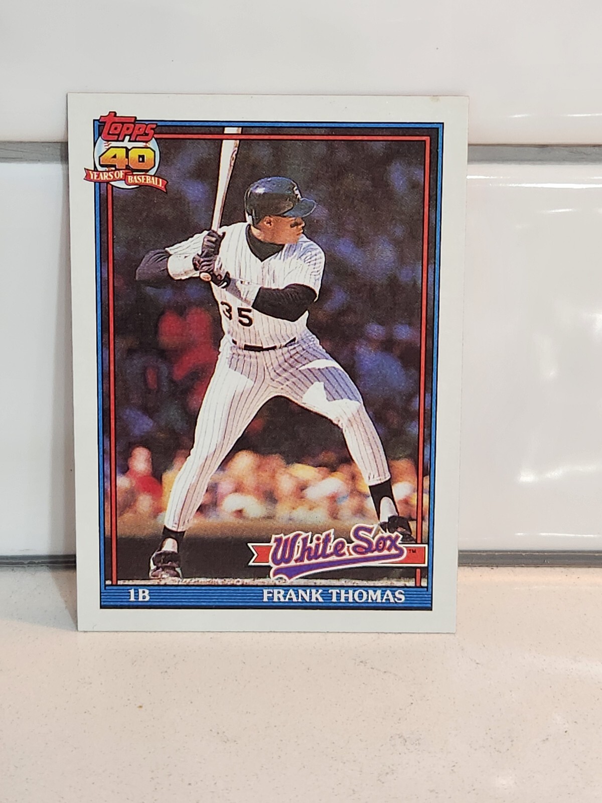 1991 Topps #79 Frank Thomas Chicago White Sox HOF Big Hurt
