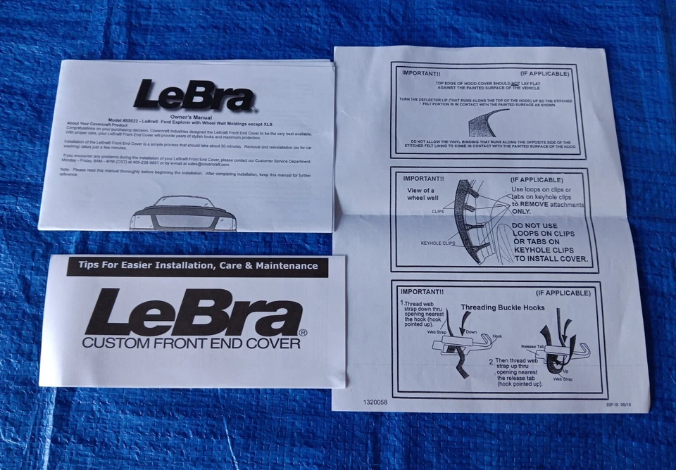 LeBra 55822 ('02-'05 FORD EXPLORER) Front End Cover & Wheel Well Moldings - NEW  - Image 4 of 4