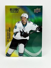 2022-23 Allure Jonathan Dahlen Color Flow Yellow Green Sharks SF-74