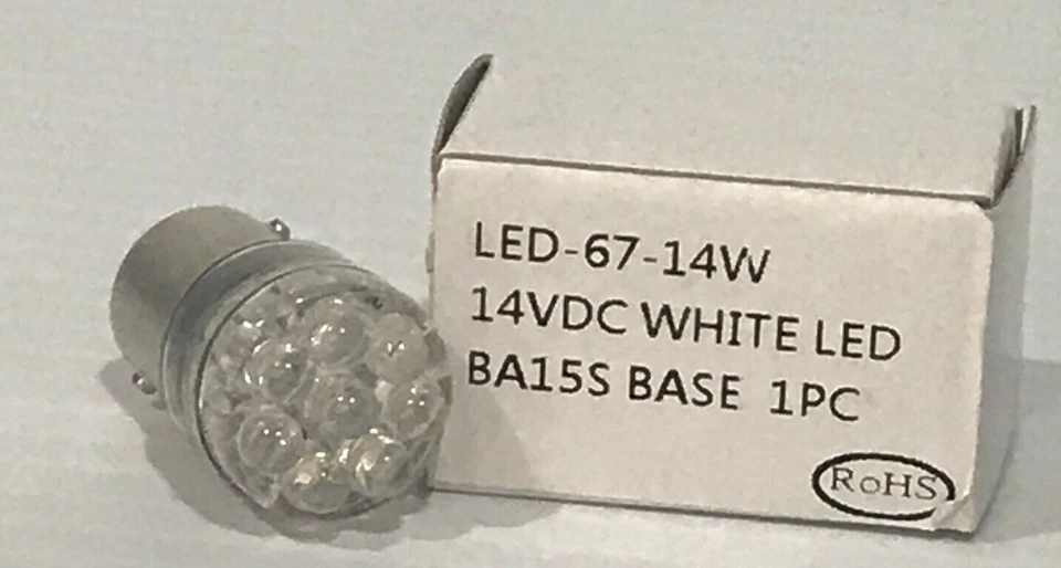 LED Replacement Bulb 67-14W 14VDC Current: 150mA  RoHS Compliant - Image 4 of 4