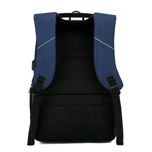 17" Oxford Anti-Diebstahl Laptop Rucksack Reise Business Schule Buchtasche mit USB-Anschluss - Bild 37 von 44