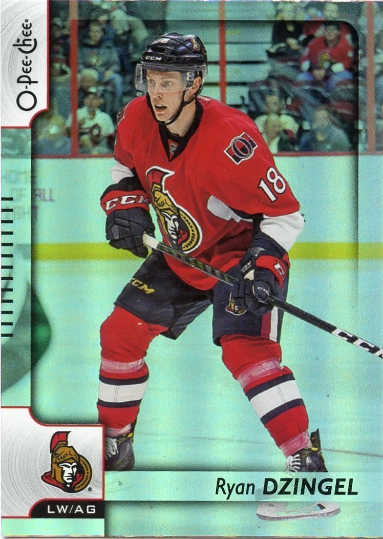 17/18 O-PEE-CHEE OPC RAINBOW #434 RYAN DZINGEL SENATORS *39839