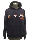 2004 Vintage Nintendo Super Mario Hoodie XL Navy Blue Gamers Great Condition