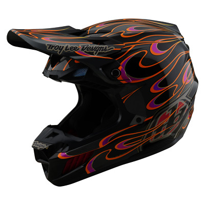 2025 TROY LEE DESIGNS TLD SE5 COMPOSITE HELM TACKCHED BLACK NEU MX MOTOCROSS
