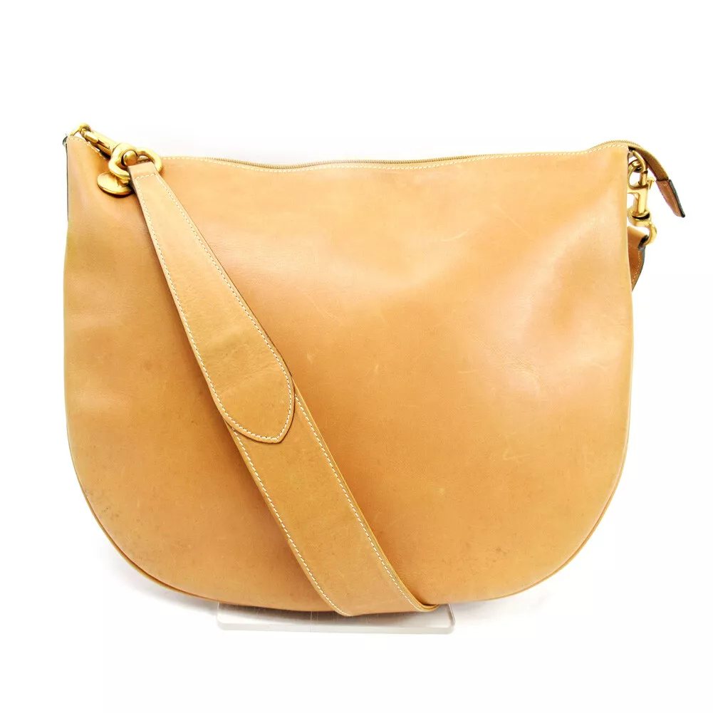 Sac bandoulière Gucci toile beige x cuir d'occasion authentique T10262