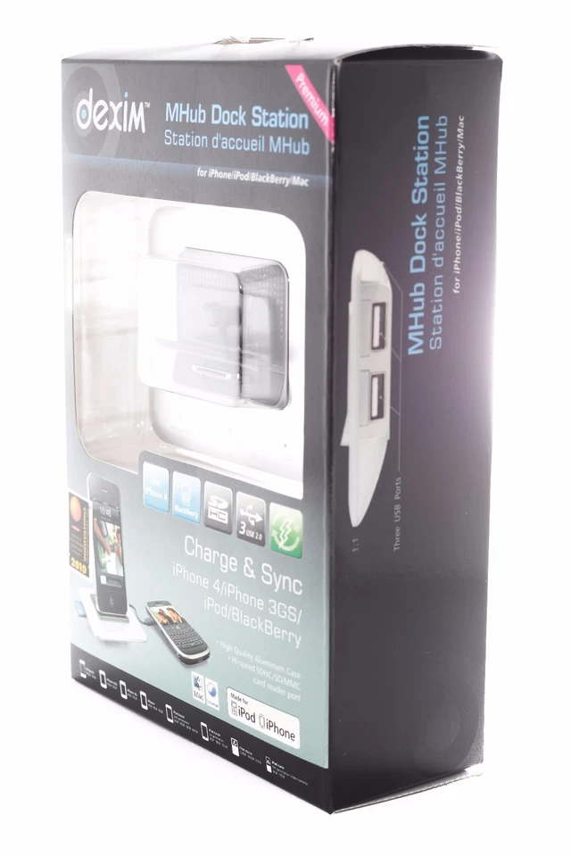 Dexim MHub Dock Station Premium for iPhone iPod Blackberry and Mac - Image 2 of 4