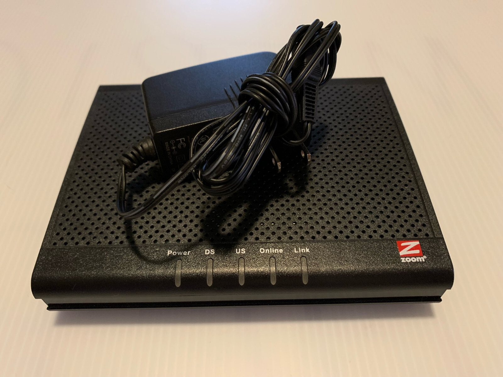 Cable Modem Zoom 343 Mbps DOCSIS 3.0 Model 5341J Series 1094 Works