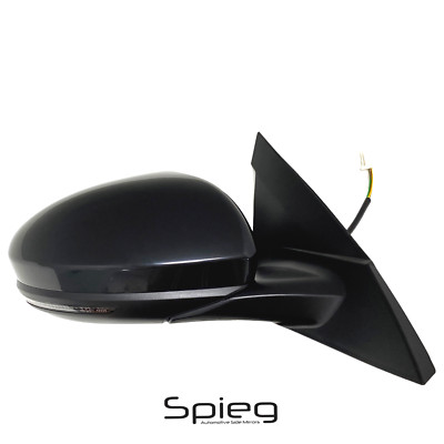 Side Mirror for 2019-2024 NISSAN ALTIMA S SR w/ Turn Signal BLACK Passenger Side
