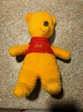 Vintage 1960’s J. Swedlin Inc. Walt Disney Winnie The Pooh Plush As Is