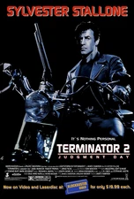 LAST ACTION HERO STALLONE T2  ARNOLD SCHWARZENEGGER  MOVIE POSTER FREE SHIPPING
