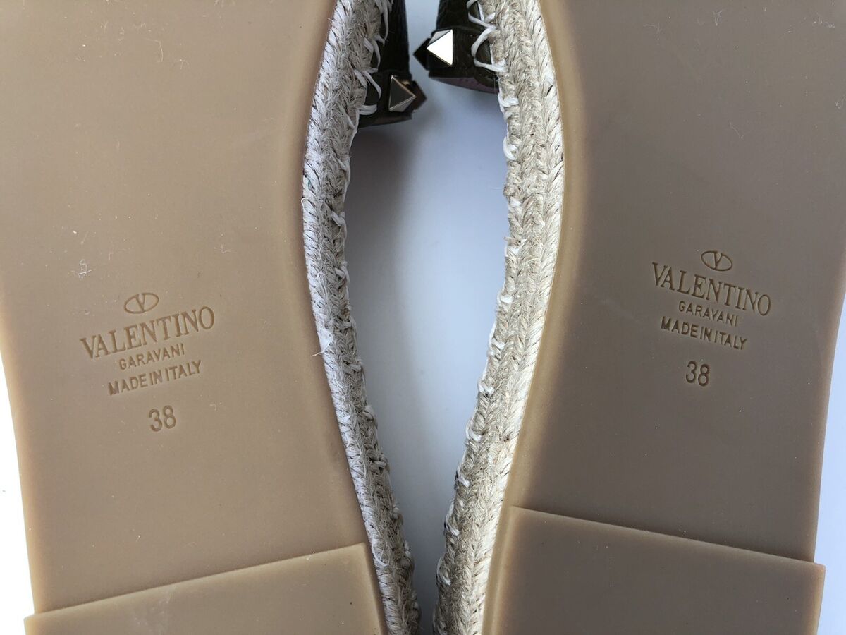 New Valentino Garavani 38 Rockstud Espadrille 1 New Valentino Garavani 38 Rockstud Espadrille 1