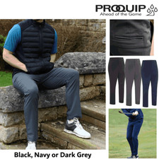 MENS GOLF TROUSERS MENS GOLF PANTS PROQUIP LIGHTWEIGHT EAGLE PANT ALL SIZES