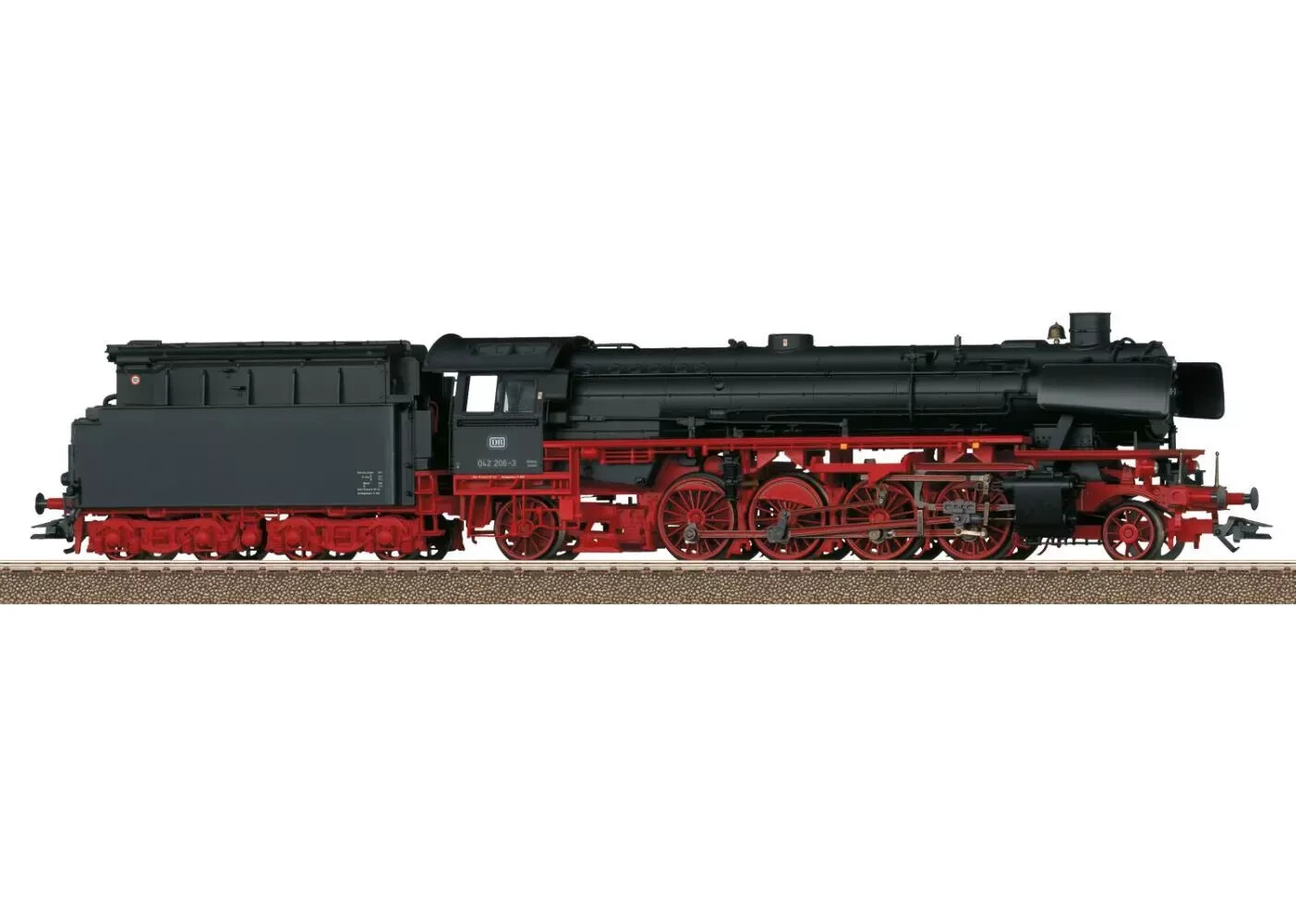 Trix 25042 Gterzug-Dampflokomotive BR 042 206-3 l  DB Epoche IV MFX+ Sound NEU