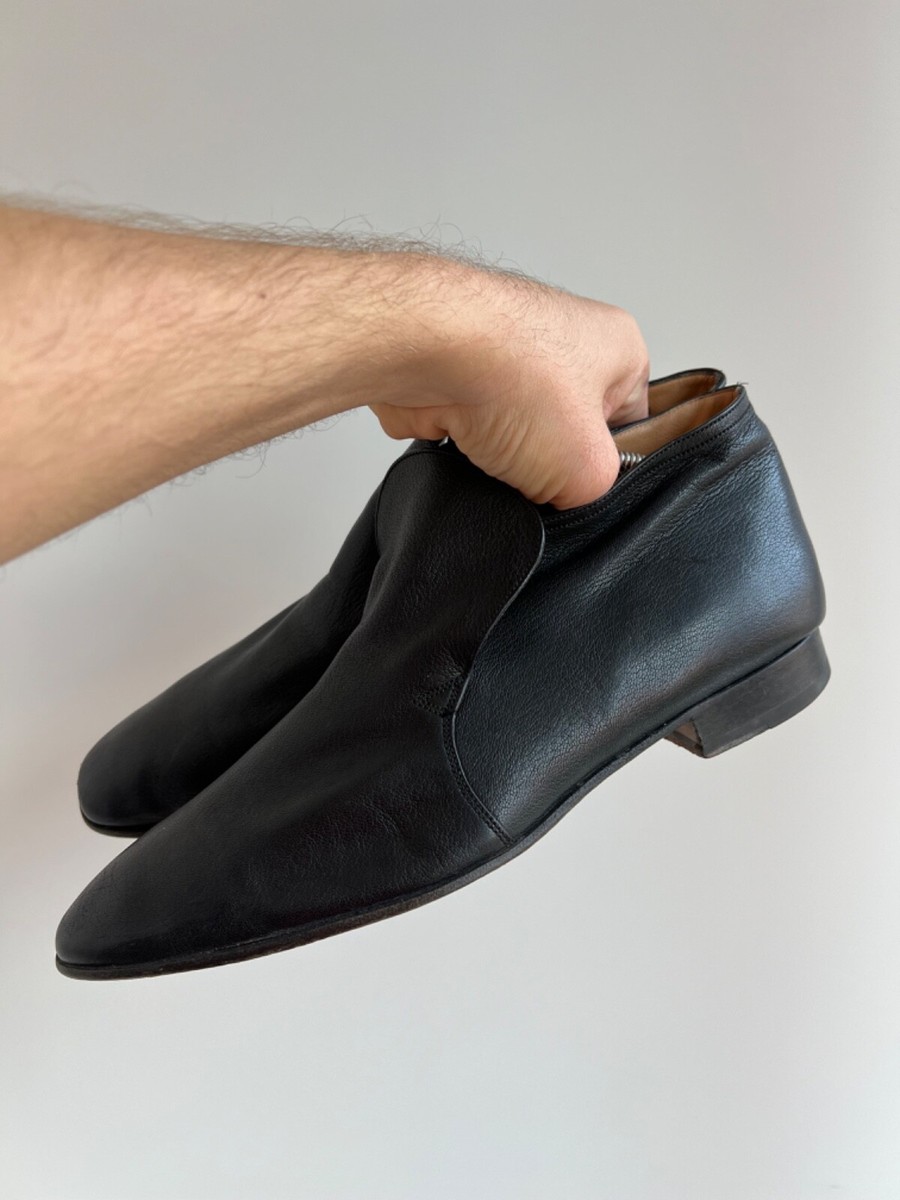 Vintage Bally Black Leather Boots Chelsea Shoes | eBay Vintage Bally Black Leather Boots Chelsea Shoes | eBay