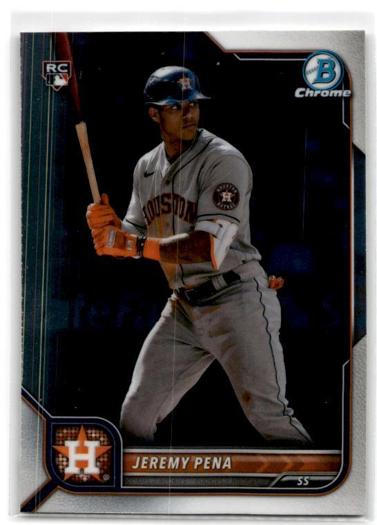 2022 Bowman Chrome #35 Jeremy Pena Houston Astros