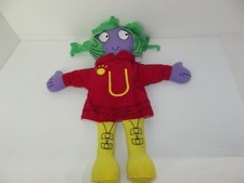 Vtg The Letter People Ms U Umbrella Puppet Alphabet Plush Abrahams Learning B