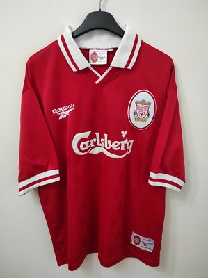 L.F.C. XXL レッドシャツ Carlsberg LIVERPOOL 1996-1998 Carlsberg camiseta shirt trikot maillot maglia