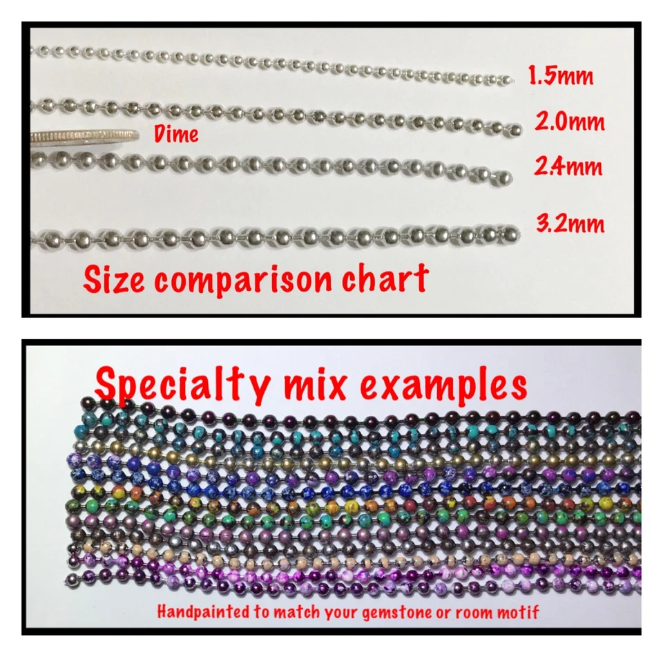 **Diseña el tuyo propio** Ventilador de techo de piedras preciosas semipreciosas Tirador de luz Foto 4 de 4