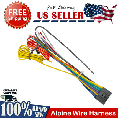 New Wire Harness for ALPINE INE-NAV30 INENAV30 Car Radio Replacement Part