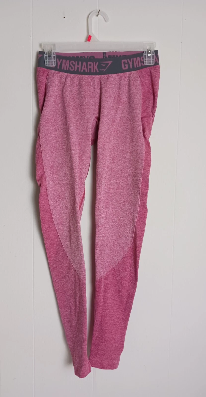 gymshark flex seamless stretch mid-rise heather leggings