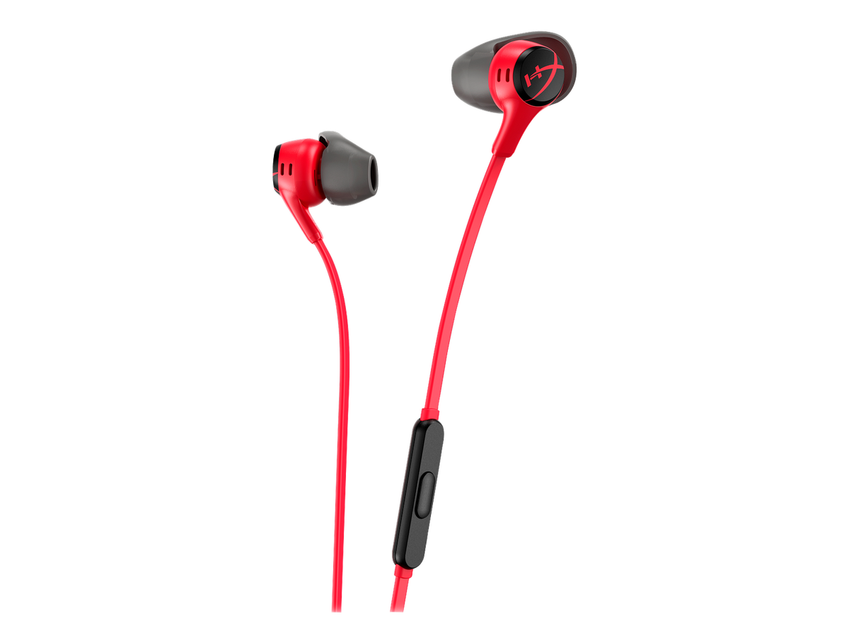 HyperX Cloud Earbuds II Gaming Earbuds with Mic Red