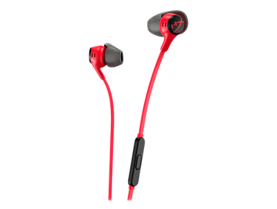 HyperX Cloud Earbuds II Gaming Earbuds with Mic Red