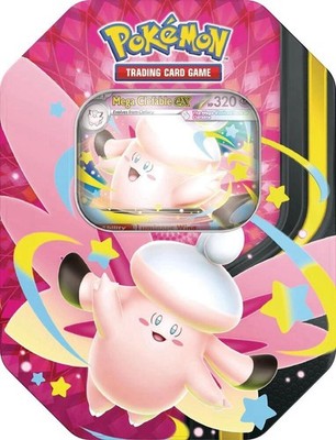 Pokemon TCG Mega Moonlit EX Tin Mega Clefable Ex - Brand New / Factory Sealed