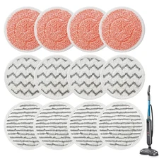 12 Pack 3897A Rotating Mop Pads for Bissell SpinWave SmartSteam Scrubbing Ste...