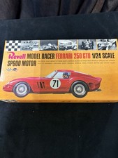 REVELL 1/24 1/25 FERRARI 250 GTO IN RED NEW OLD STOCK SEALED SLOT CAR KIT COX