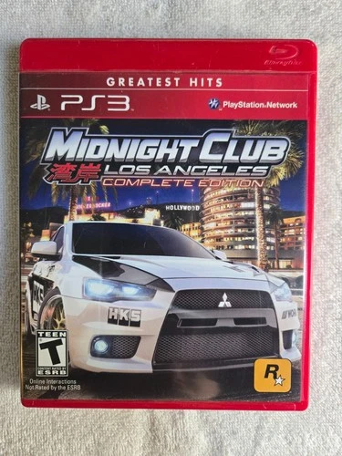 Midnight Club Los Angeles Complete Edition Greatest Hits (Sony PlayStation 3)