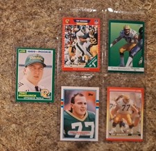 (5) Tony Mandarich 1989 Score Rookie Card RC Topps Pro Set 91 Fleer Packers MSU. rookie card picture