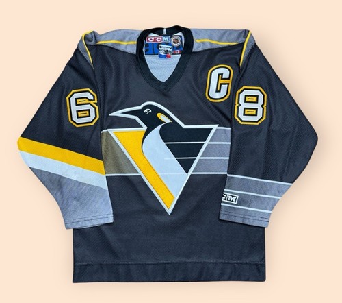 Maglia Vintage Pittsburgh Penguins Jaromir Jagr Robo Gradient Youth L/XL anni 90