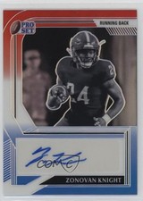 2022 Leaf Pro Set Metal Red White & Blue Prismatic 6/10 Zonovan Knight Auto 14md