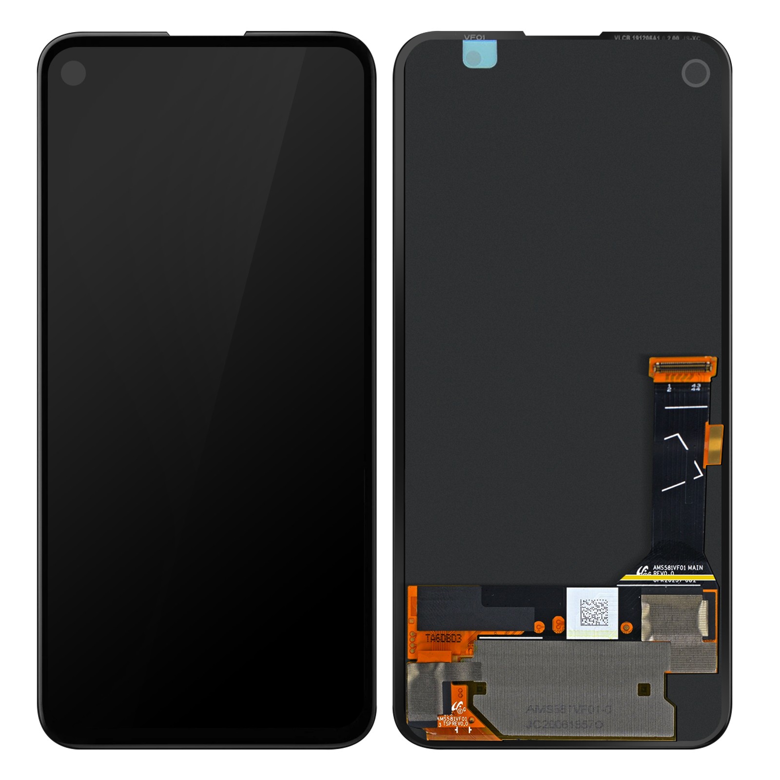 Écran LCD pour Google Pixel 4A Bloc Vitre Tactile Noir de Rechange