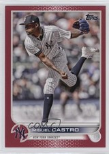 2022 Topps Update Mother's Day Hot Pink 35/50 Miguel Castro #US145 7eo