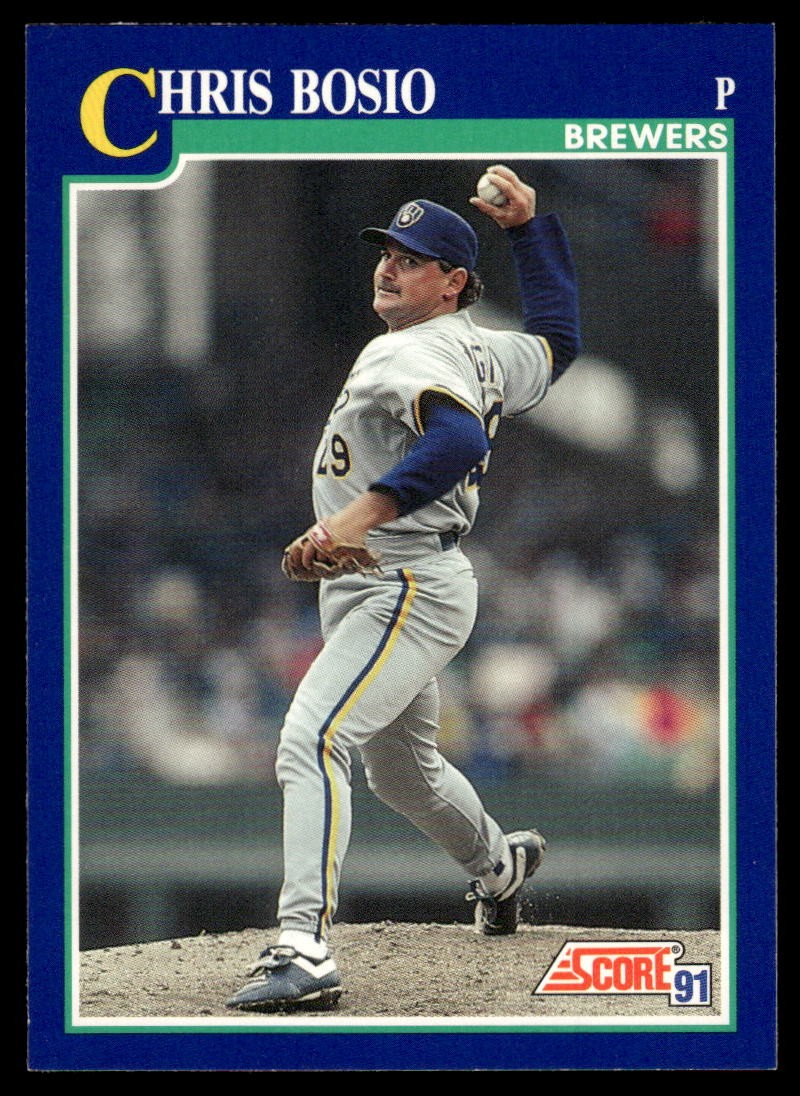 1991 Score #43 Chris Bosio