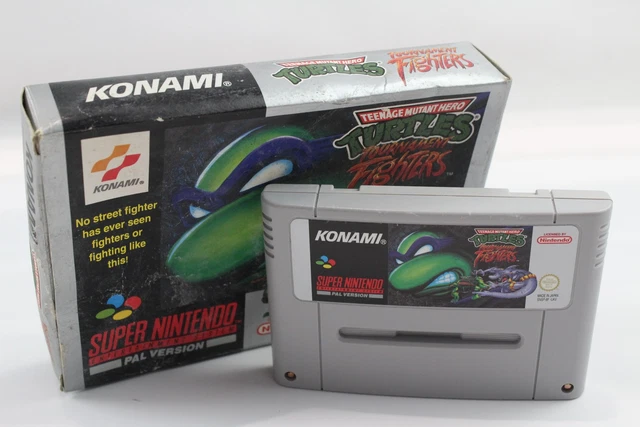 Lot 26 Teenage Mutant Hero Turtles Tournament Fighters Snes