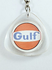 PORTE-CLES - GULF 1960s - Stations-Service LUBRIFIANTS Vintage Garages -