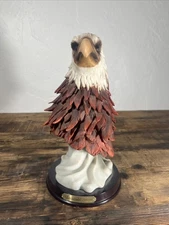 Leonardo Collection Bald Eagle Head Figurine Statue Resin Sculpture Wildlife Art