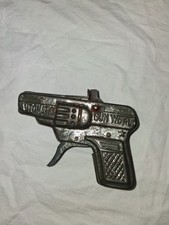 Vintage Automatic Gun World Tin Cap Gun 1960's